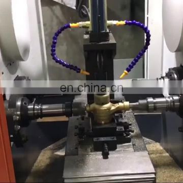 Brass pipe fittings processing industrial milling machine cnc 4 5 axis drilling milling machine
