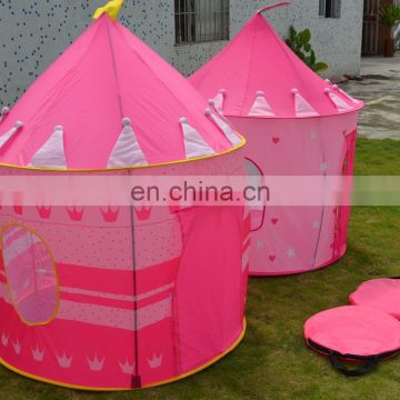 portable pop up teepee princess pink camping kid tent