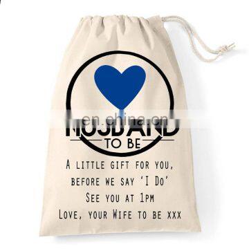 personalized gift bag Cotton bag with custom design