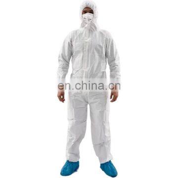 Knitted Cuffs Coverall Suit Coverall Safety Clothing Type 5 6 Disposable Standard Nonwoven Disposable
