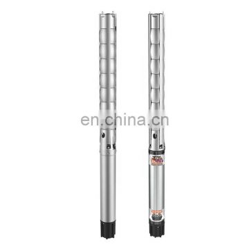 6SP  borehole  price 3 phase submersible wire 300m deep well water submersible pump