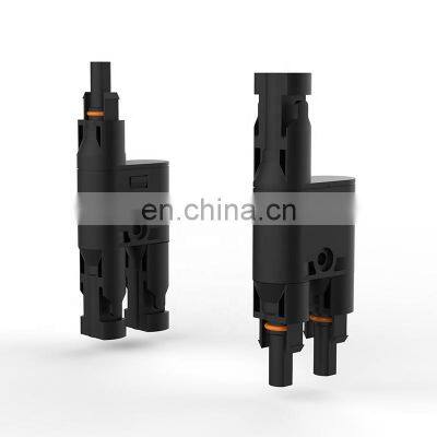 TUV single 2to1 3to1 dc pv solar cable panel connectors