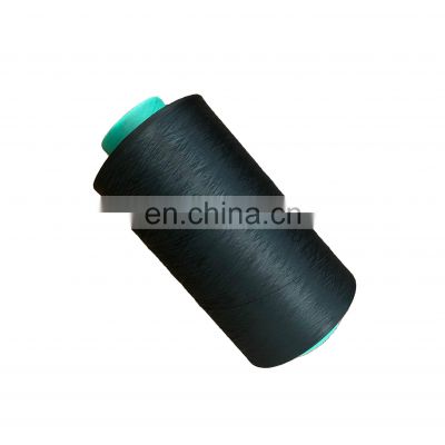 Black DTY 75/72 100% Polyester Yarn for Weaving and Knitting dty 75/72
