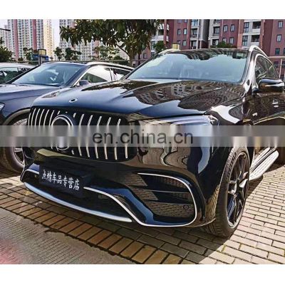 Auto body kits including front rear bumper headlights hood fender for Mercedes Benz ML W166 2010-2015 change to GLE63 AMG style