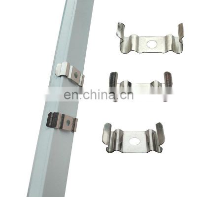 OEM Stainless Steel Lighting Tube Fixture Lamp Spring clamps