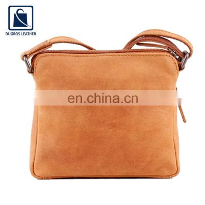 Top Quality Wholesale Genuine Leather Shopping Sling Bag for Women