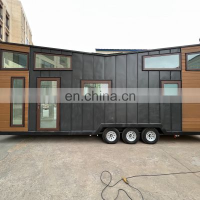 Modern Prefabricated Expandable on wheel mobile Container House on wheels with Two bedroom
