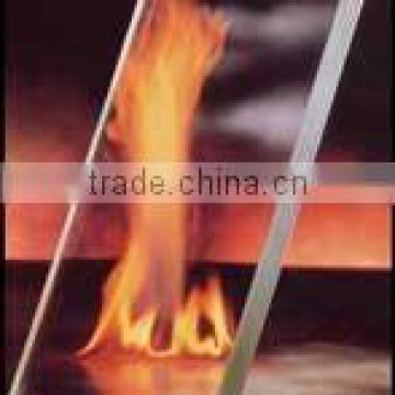 5-15mm frameless fire rated tempered glass for windows
