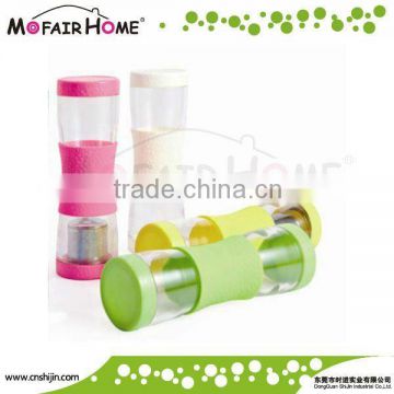 Various colorful drinking magic bottle