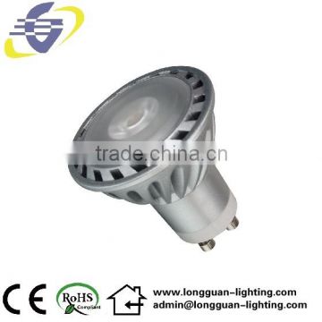 GU10 3W COB high lumen led spotlight normal size