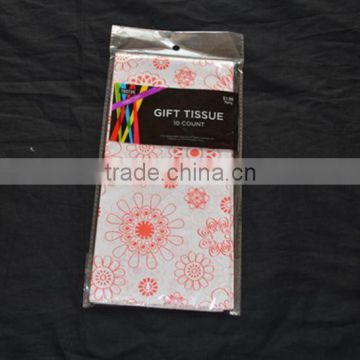 Gift Wrapping paper use and offset printing compatible printing customized printed brands logo tissue paper
