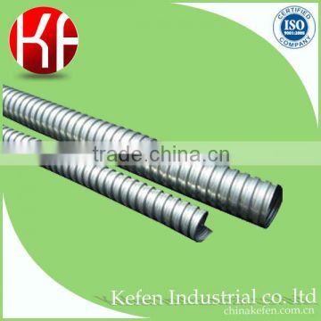 BS4568 zinc-plated galvanized non-liquid tight flexible conduit / 20mm diameter flexible metal conduit