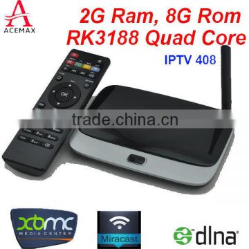 Acemax IPTV408 Quad Core RK3188 Set Top Box Quad Cortex A9
