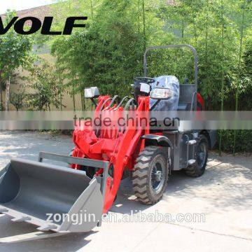 All terrain wheel loader, china WOLF loader WL80 made in Weifang loader