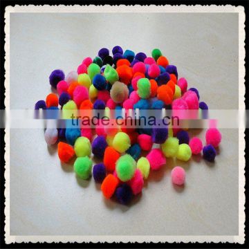 2cm acrylic poms opp bag with assorted color