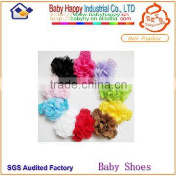 Fashion cute top quality baby feather headband