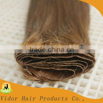 2013 OEM,ODM Fashion 6pcs per pack hand tied remy hair weaving