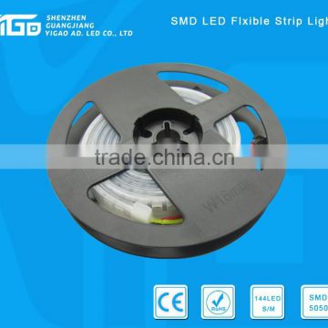 China lighting led wholesale144led waterproof strip with black pcb