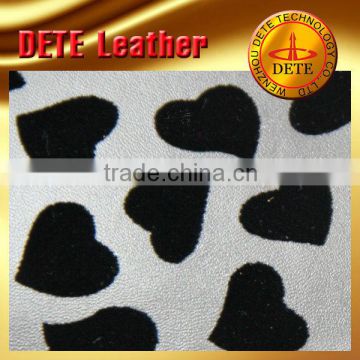 flocking decoraltive fabrics for furniture from WenZhou factory leather sofa wholesale