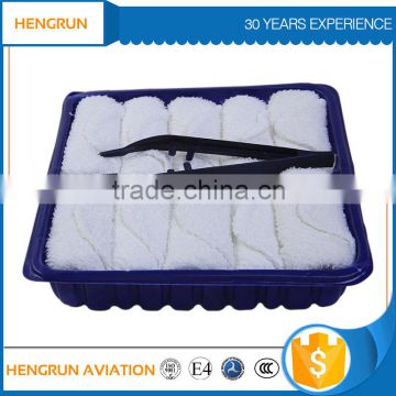 disposable and comfortable towel for airplane