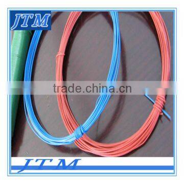 PVC coated small coil wire/wire iron 0.3-0.7mm