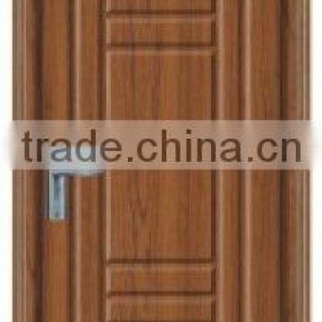 2016 China main design pvc wooden interior commerical glass insert door for washroom