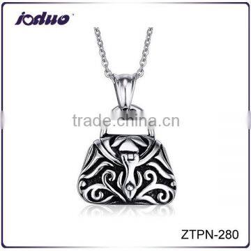 Stainless Steel Jewelry Handbag Design Ash Necklace