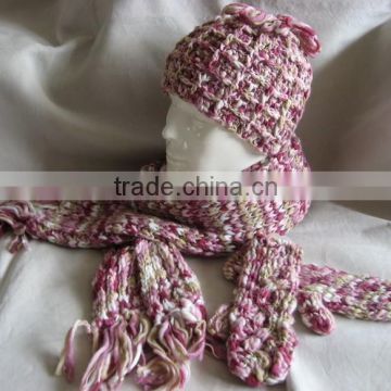 Knitting scarf,winter hood scaf,knit scarf with hood