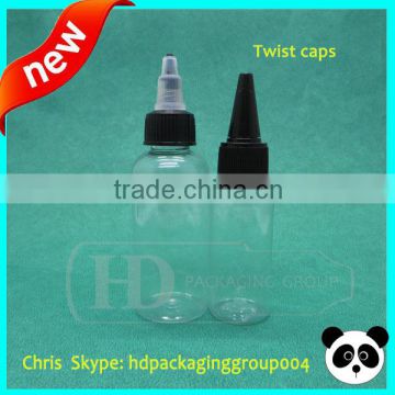 China factory 30ml plastic PET bottles eliquid bottles needle drip twist cap