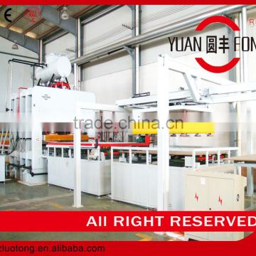 factory price short cycle laminating line / laminate production line
