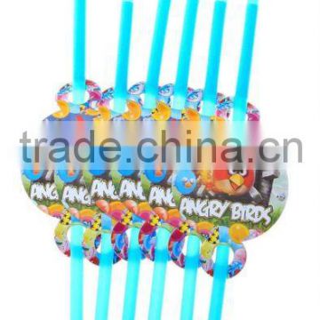 Wholesale Character Birthday Party Straws/ Birthday Party Supplies/Birthday tableware