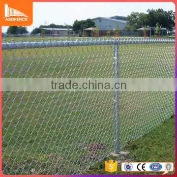 Metal frame 50*50mm wire mesh chain link fence and diamond mesh fence for selling