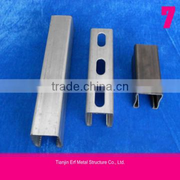 China Tianjin Mild Steel C-channel Sizes/c-channel With Holes