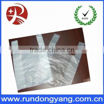 wholesale HDPE plastic t shirt bags