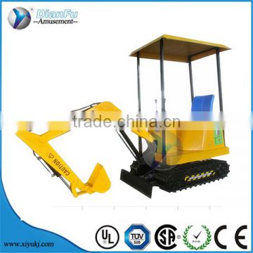 2016 hot selling amusement kid game kids coin operated kids Electronic toy excavator for sale