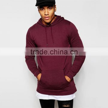 Wholesale 100% cotton hoodie high quality cheap plain hoodies
