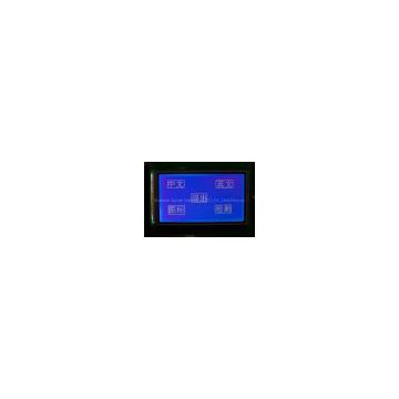 STN blue 240x128 Graphic Lcd Module with touch screen and led backlight