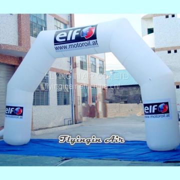 Custom Advertising Inflatables White Inflatable Arch for Advertisement