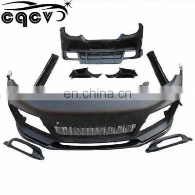 11-13 bumper grille body kit for porsche panamera 970.1 with diffuser