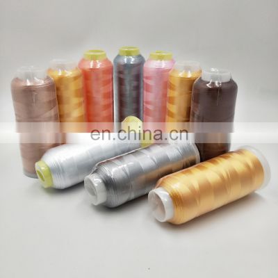 Factory Price Colourful Hilo Para Bordar Rayon Sewing Thread Embroidery Thread