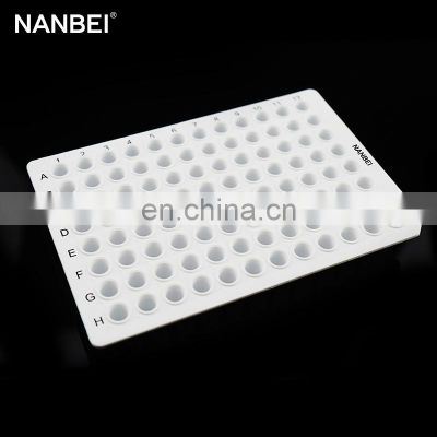 lab consumables 96 well elisa plates pcr plate 0.1ml with sticker