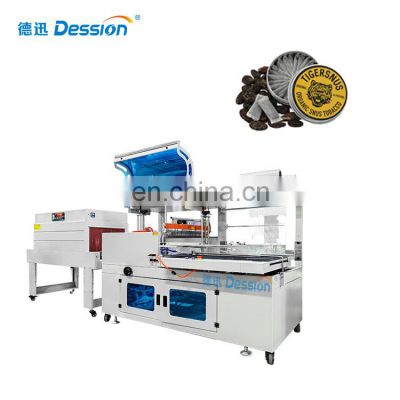 Foshan Dession L type Heat Shrink Packaging Machine For Snus Cans