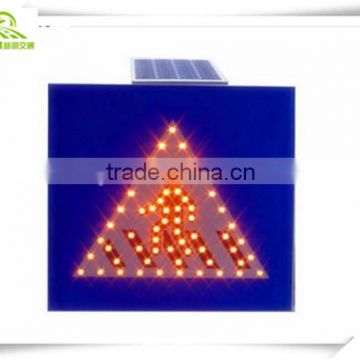 Direct manufacture aluminum solar LED traffic safety sign