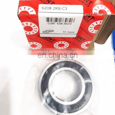Good price CLUNT brand 40*80*18mm 6208-2RS/C3 bearing 6208-2RS deep groove ball bearing 6208-2RSC3