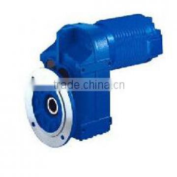 F series s helical gear reducer gearbox shaft spiral bevel gear reductor