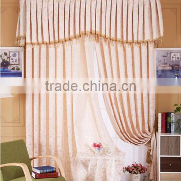 2015 Europe type style window curtain hot sale curtain for jacquard curtain designs