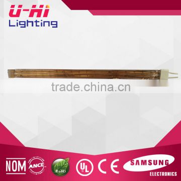 china golden plated heating lamp twin tube