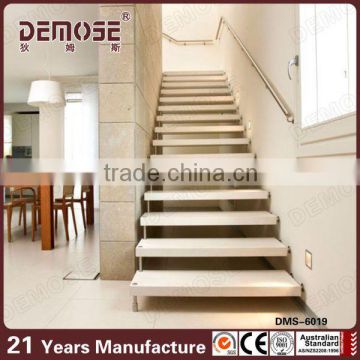 prefabricated villa small space wood stairs