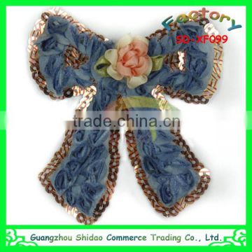Wholesale new style fashion butterfly decorations chiffon flower for garment decoration shoes hair decoration                        
                                                Quality Choice