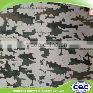 polyester twill camouflage backpack fabric at cheap price